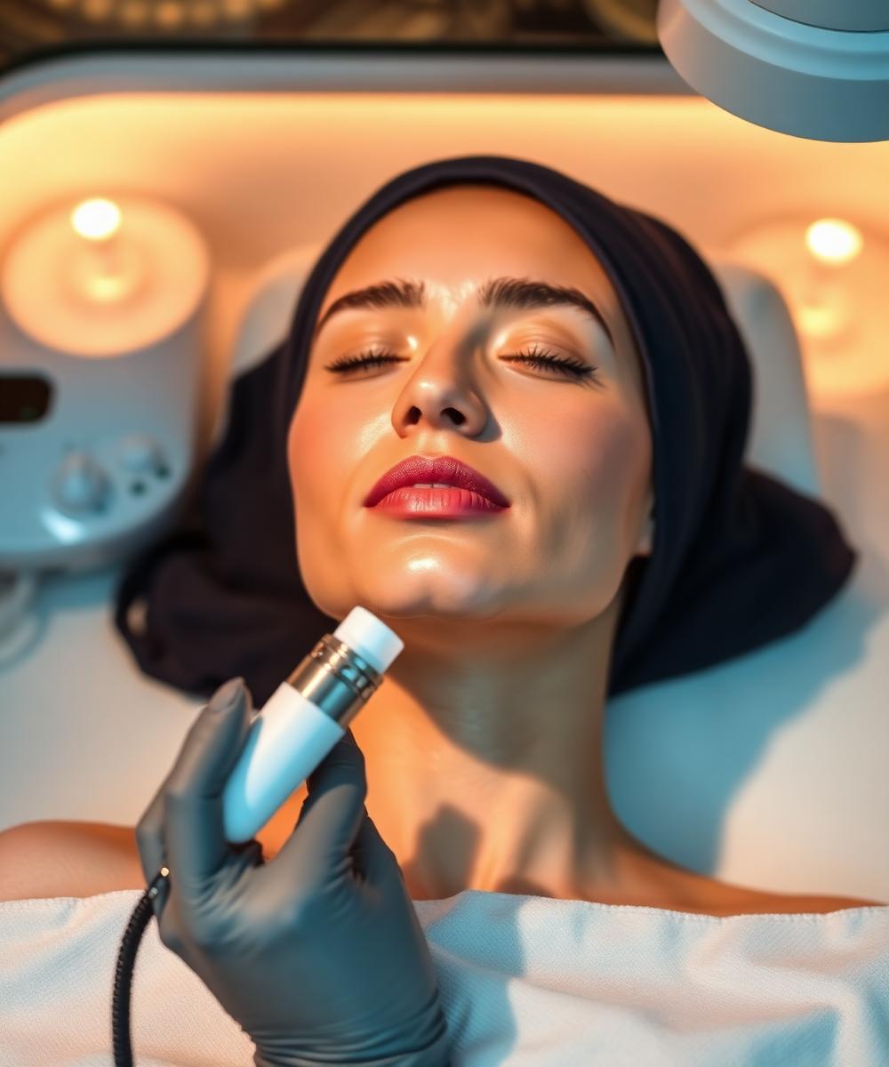 Luxury med spa treatment room